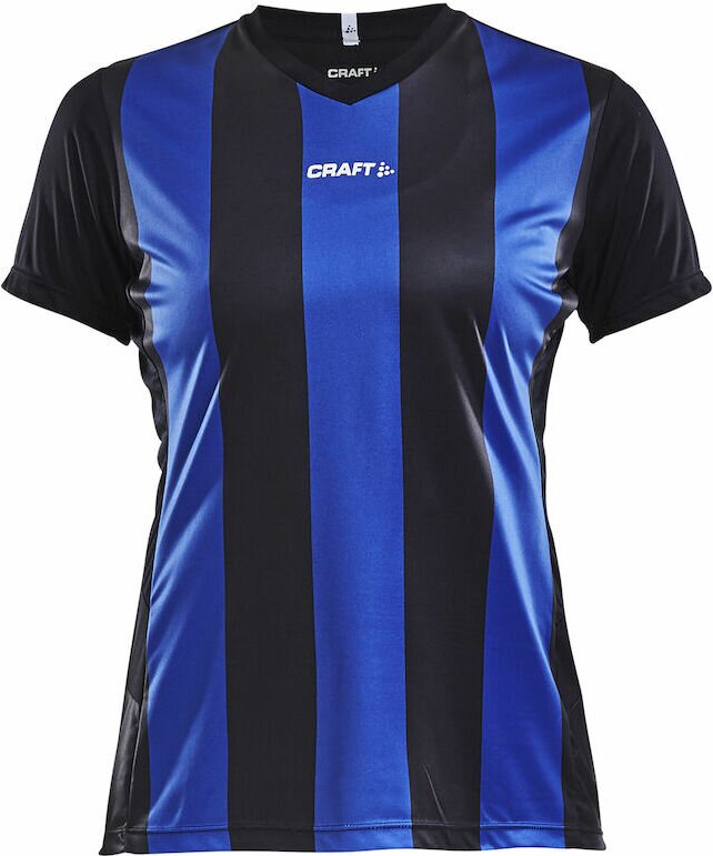 CRAFT Progress Jersey Stripe W Black/club cobolt (9346)