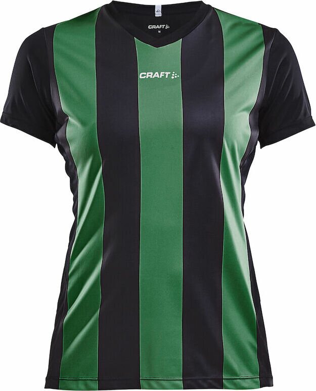 CRAFT Progress Jersey Stripe W Black/team green (9651)