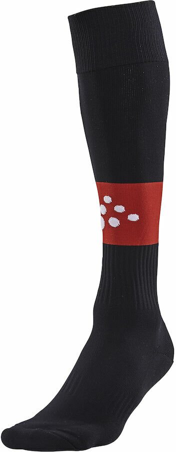 CRAFT Squad Sock Contrast Black/bright red (9430)
