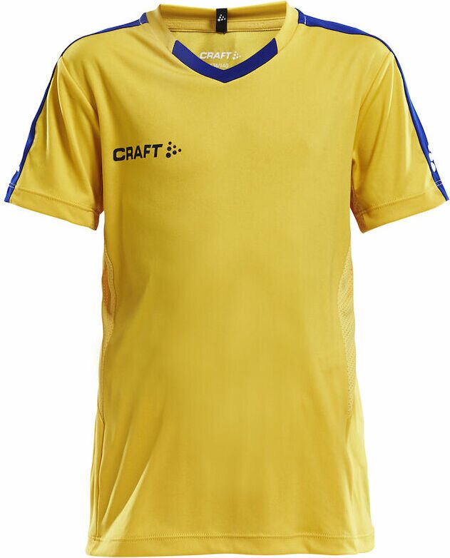 CRAFT Progress Jersey Contrast Jr Sweden yellow/club cobolt (3552)