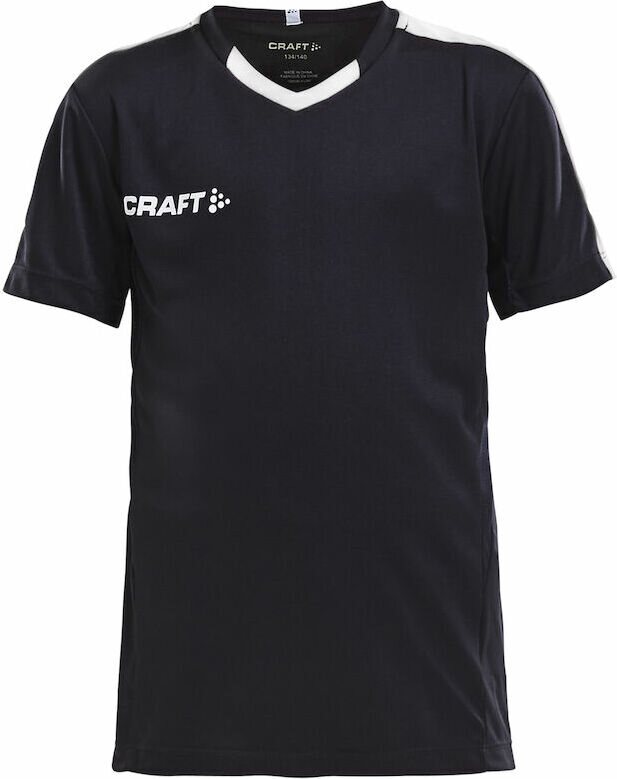CRAFT Progress Jersey Contrast Jr Black/white (9900)