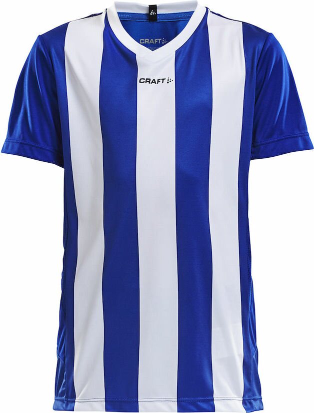 CRAFT Progress Jersey Stripe Jr Club cobolt (1346)