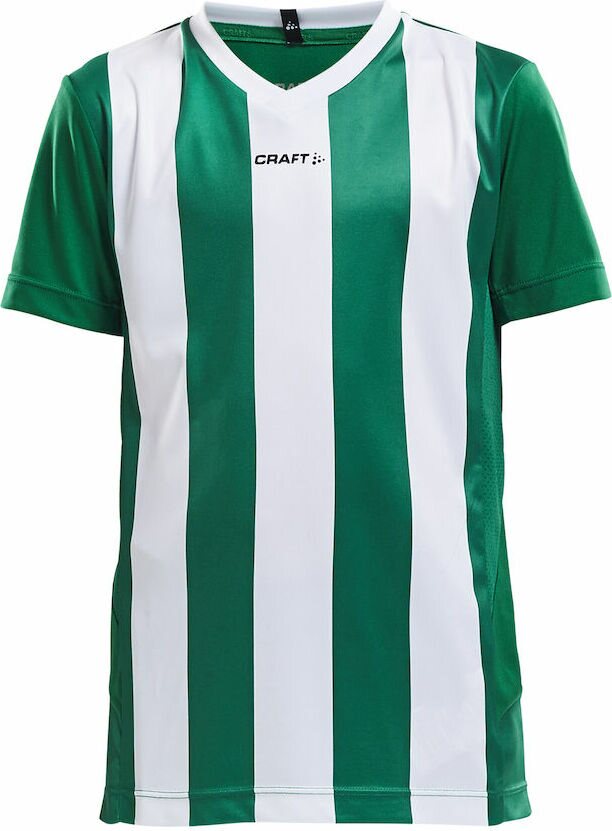 CRAFT Progress Jersey Stripe Jr Team green (1651)