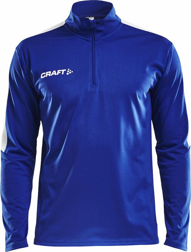 CRAFT Progress Halfzip Ls Tee M Club cobolt (1346)