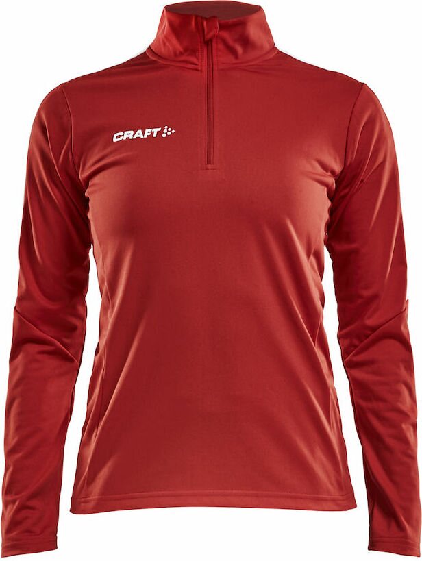 CRAFT Progress Halfzip Ls Tee W Bright red (1430)