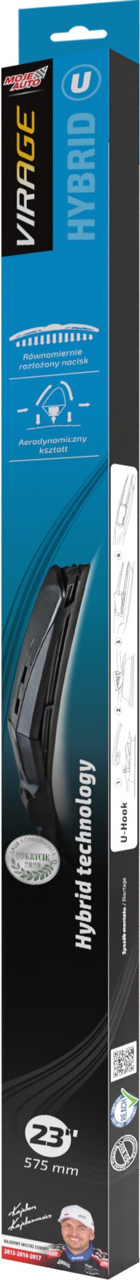 MOJE AUTO VIRAGE Hybrid "U" - Windshield wipers 575mm - 23"