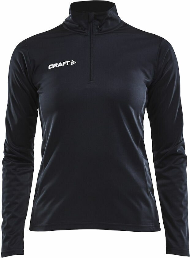 CRAFT Progress Halfzip Ls Tee W Black/white (9900)
