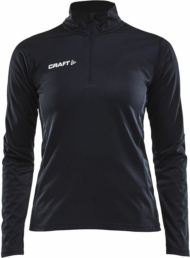 CRAFT Progress Halfzip Ls Tee W Black (9999)
