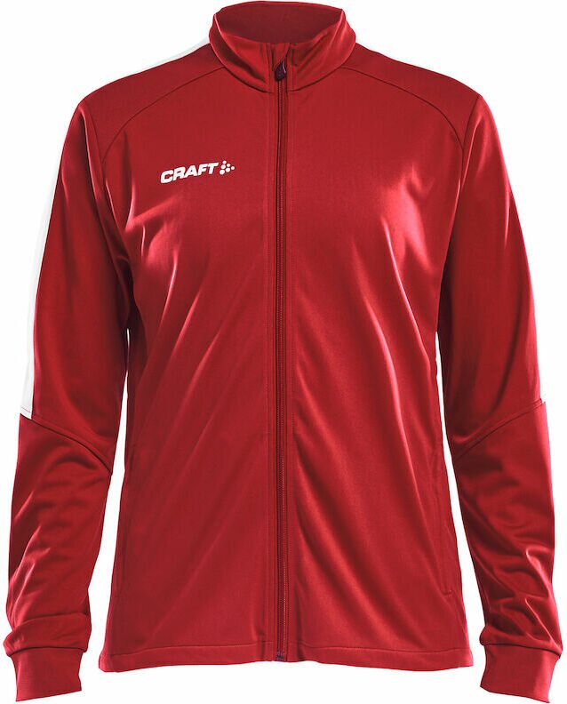 CRAFT Progress -naisten tekninen verryttelytakki Kirkkaan punainen (1430)