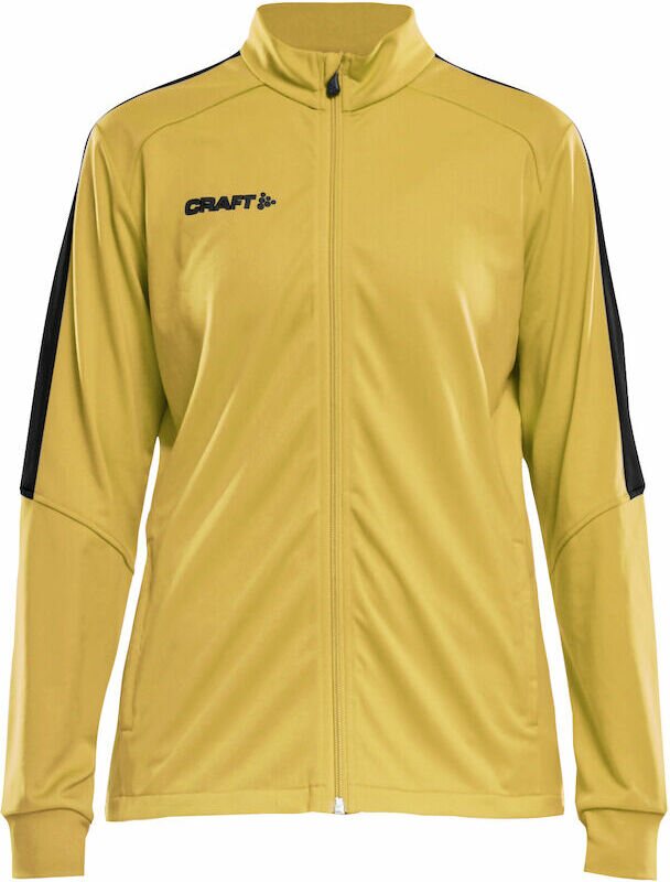 CRAFT Progress -naisten tekninen verryttelytakki Ruotsin keltainen/musta (552999)