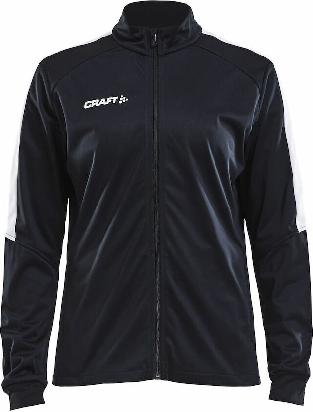 CRAFT Progress -naisten tekninen verryttelytakki Musta/valkoinen (9900)