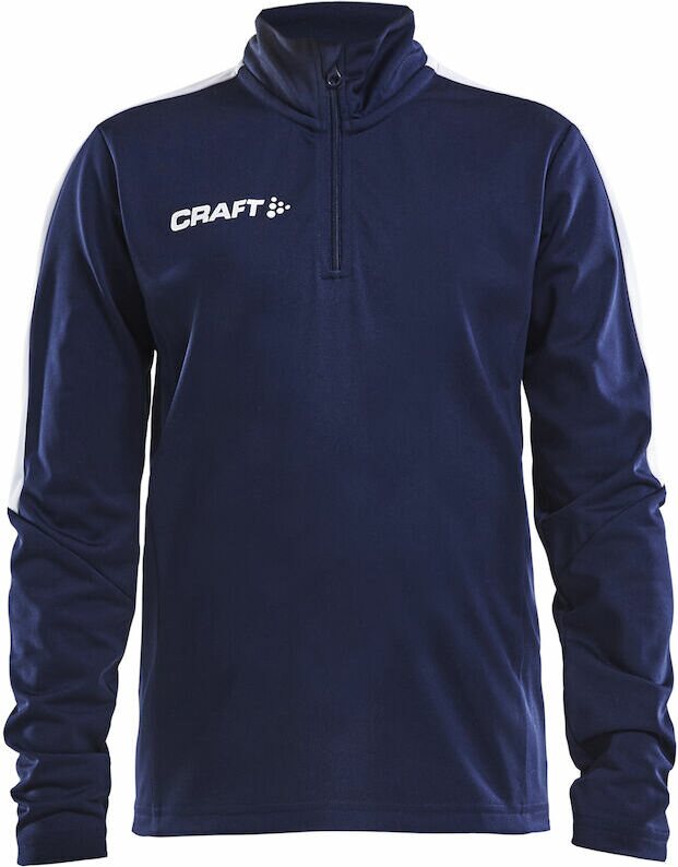 CRAFT Progress Halfzip Ls Tee Jr Navy (1390)