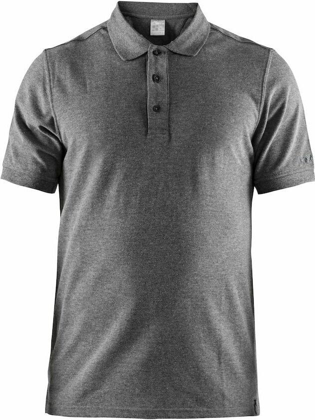 CRAFT Casual Polo Pique M Dark grey melange (975000)