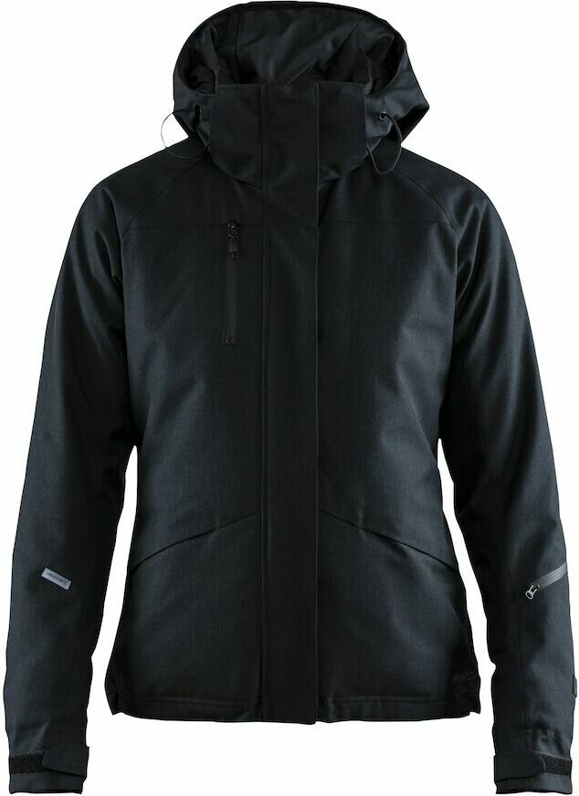 CRAFT Mountain -naisten moderni toppatakki Meleerattu musta/musta (998999)