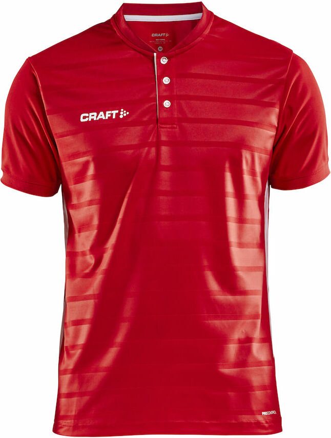 CRAFT PRO Control Button Jersey M Bright red/white (430900)