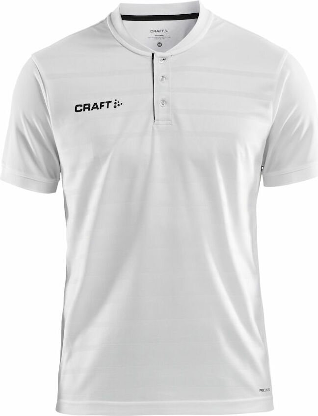 CRAFT PRO Control Button Jersey M White/black (900999)