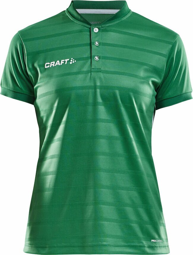 CRAFT PRO Control Button Jersey W Team green/white (651900)