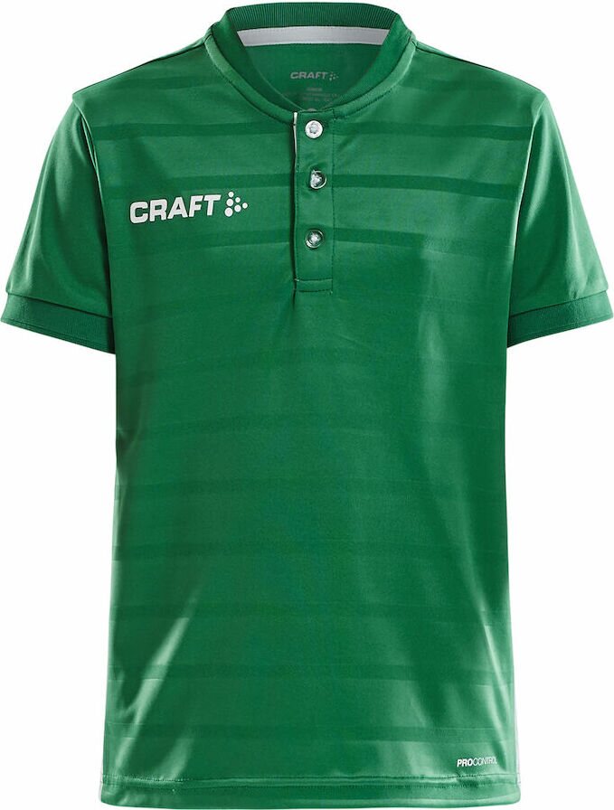 CRAFT PRO Control Button Jersey Jr Team green/white (651900)