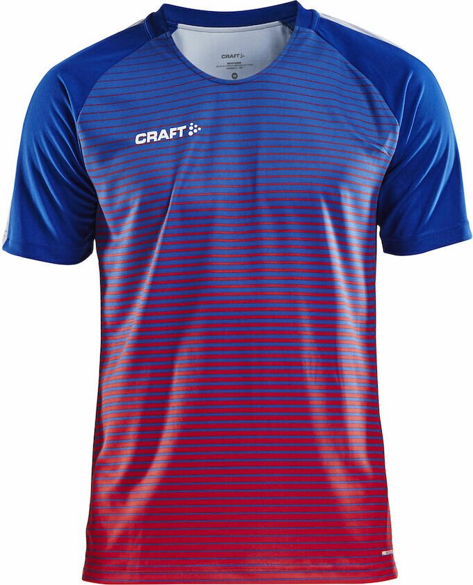CRAFT PRO Control Stripe Jersey M Club cobolt/bright red (346430)