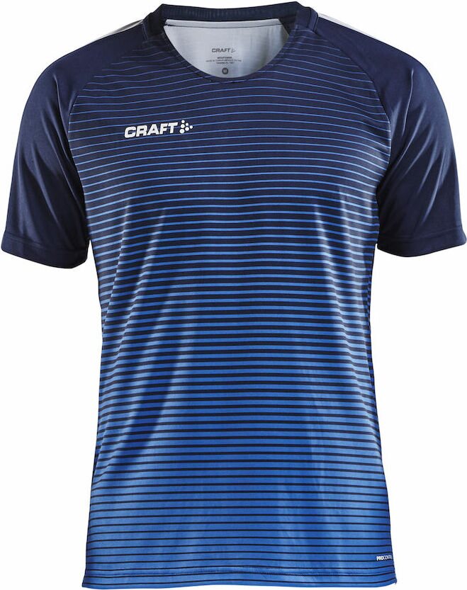 CRAFT PRO Control Stripe Jersey M Navy/club cobolt (390346)