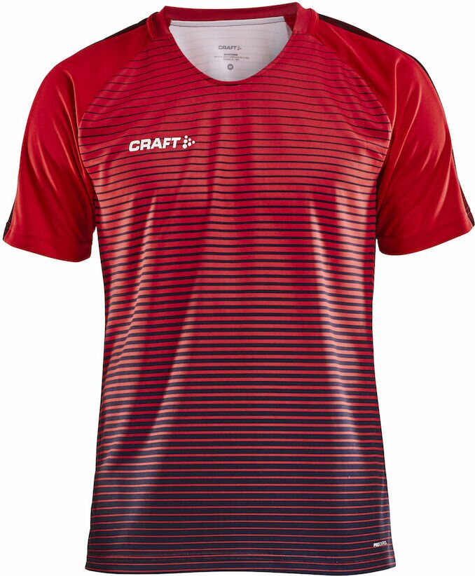 CRAFT PRO Control Stripe Jersey M Bright red/navy (430390)