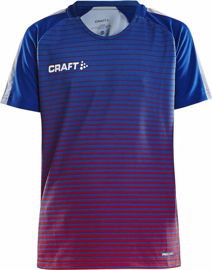 CRAFT PRO Control Stripe Jersey Jr Club cobolt/bright red (346430)