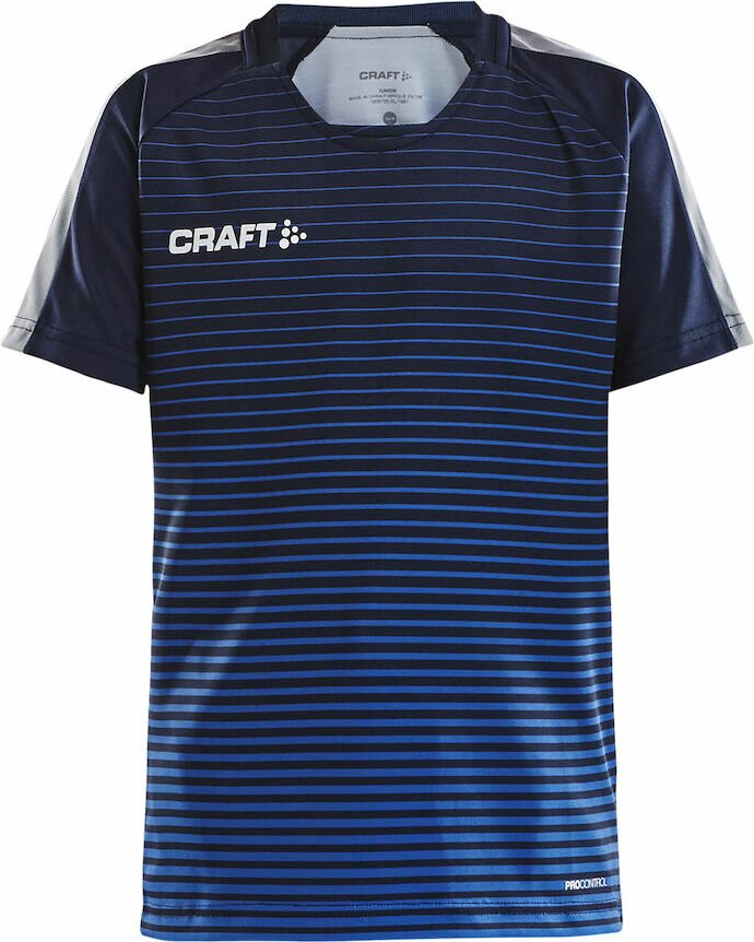 CRAFT PRO Control Stripe Jersey Jr Navy/club cobolt (390346)