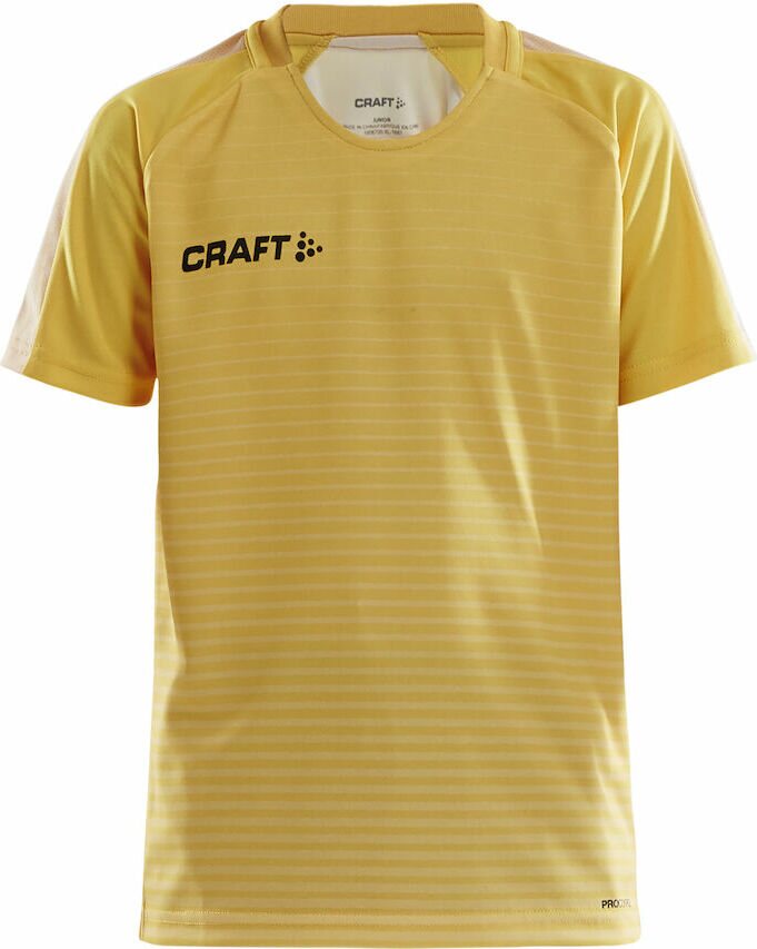 CRAFT PRO Control Stripe Jersey Jr Sweden yellow/flumino (552851)