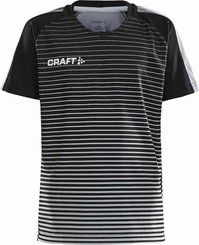 CRAFT PRO Control Stripe Jersey Jr Black/platinum (999920)