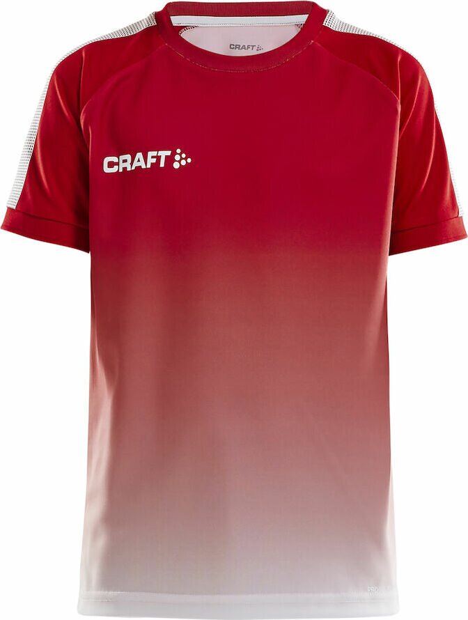 CRAFT Pro Control Fade Jersey Jr Bright red/white (430900)