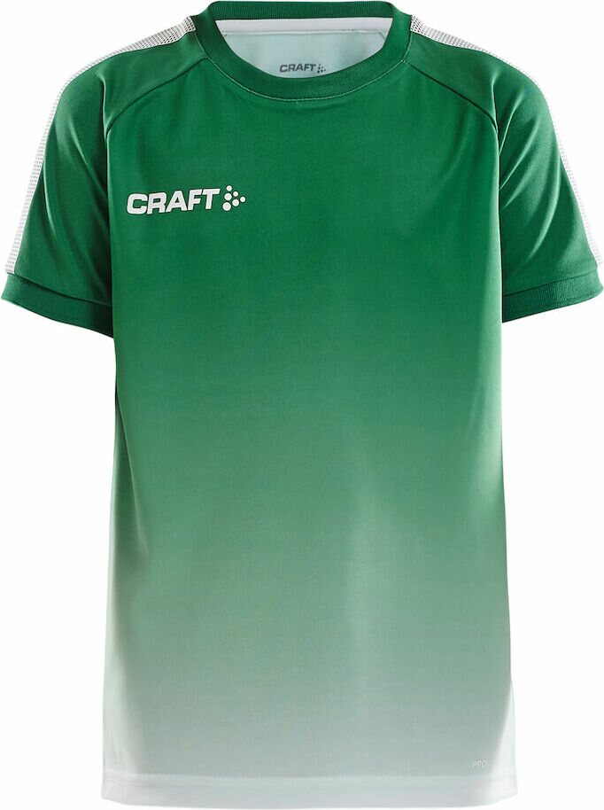 CRAFT Pro Control Fade Jersey Jr Team green/white (651900)
