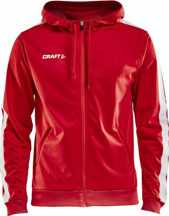 CRAFT PRO Control Hood Jacket M Bright red/white (430900)