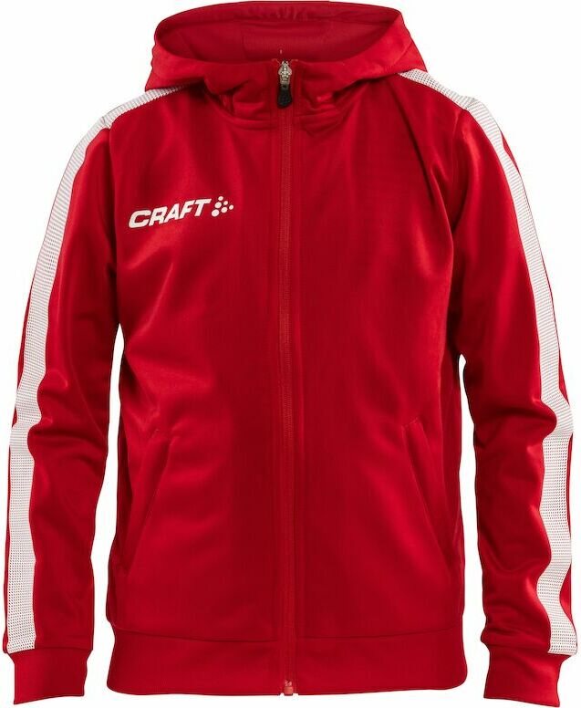 CRAFT PRO Control Hood Jacket Jr Bright red/white (430900)