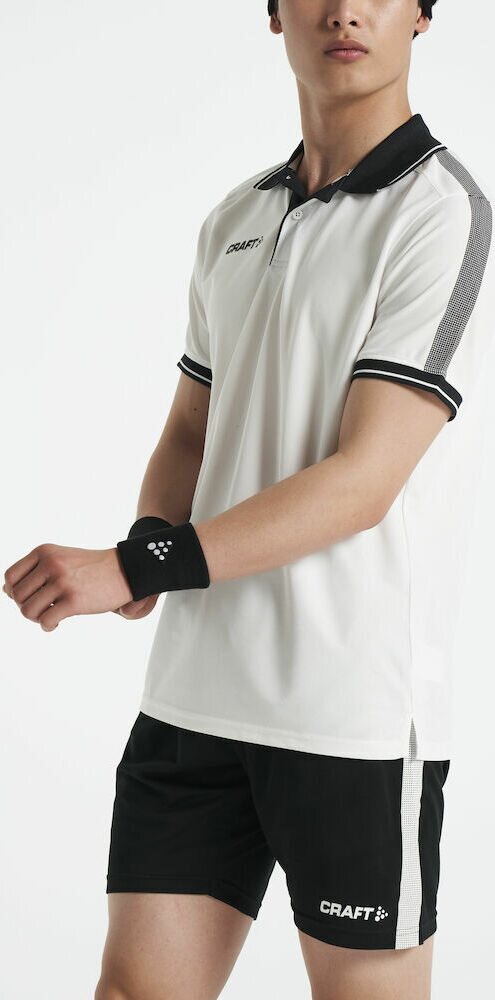 CRAFT PRO Control Poloshirt M White/black (900999)