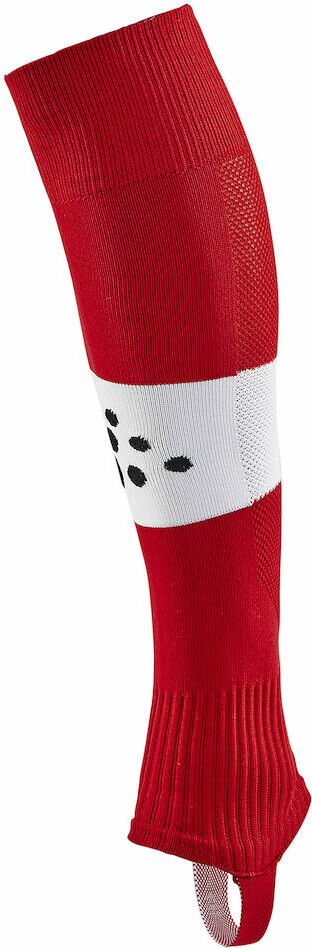CRAFT PRO Control Stripe W-O Foot Socks Senior Bright red/white (430900)