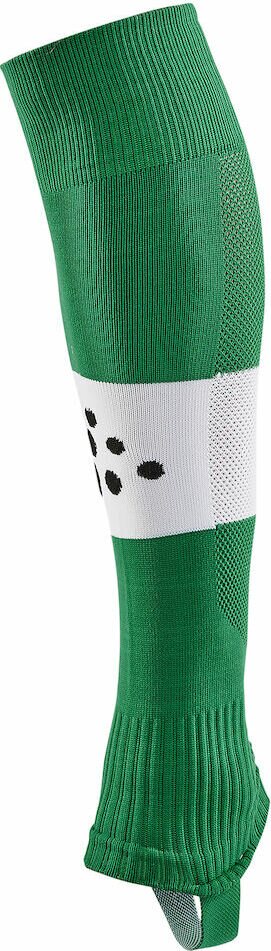 CRAFT PRO Control Stripe W-O Foot Socks Senior Team green/white (651900)