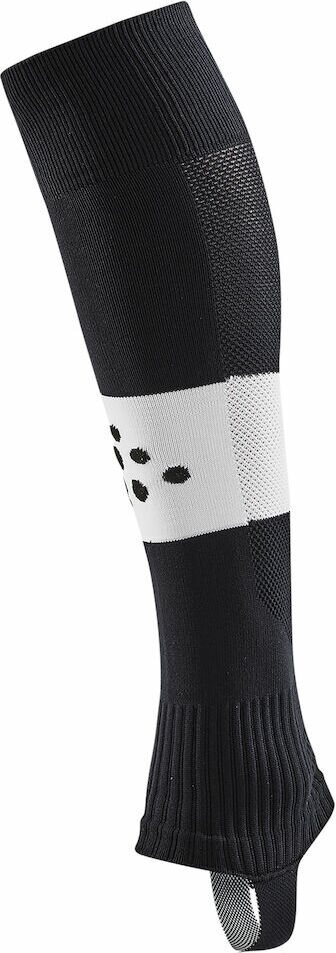 CRAFT PRO Control Stripe W-O Foot Socks Senior Black/white (999900)