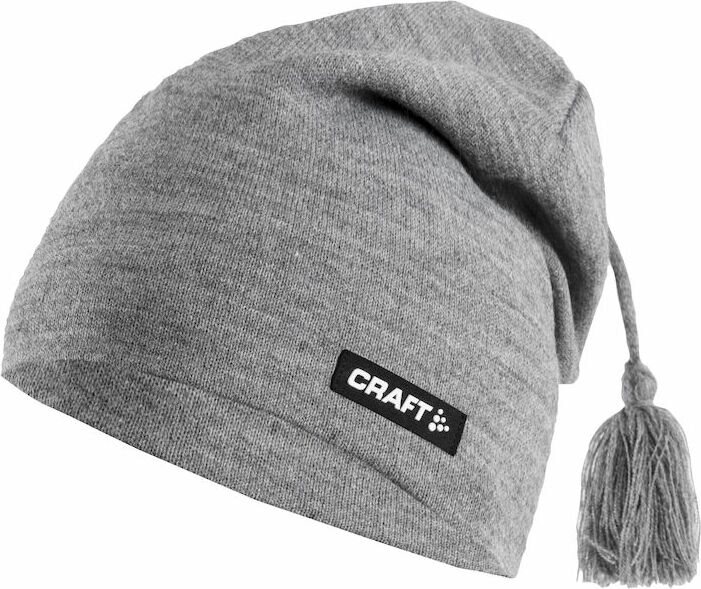 CRAFT Knitted hat promo Grey melange (950000)