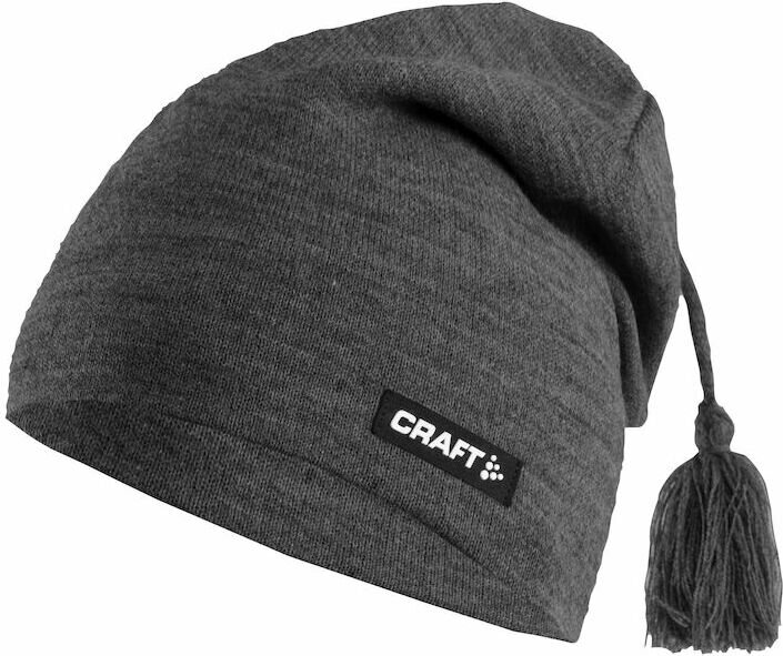 CRAFT Knitted hat promo Dark grey melange (975000)