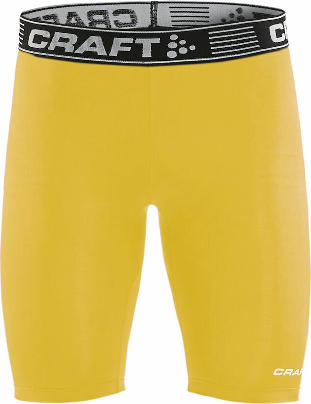 CRAFT PRO Control Compression Short Tights Uni Sweden yellow (552000)