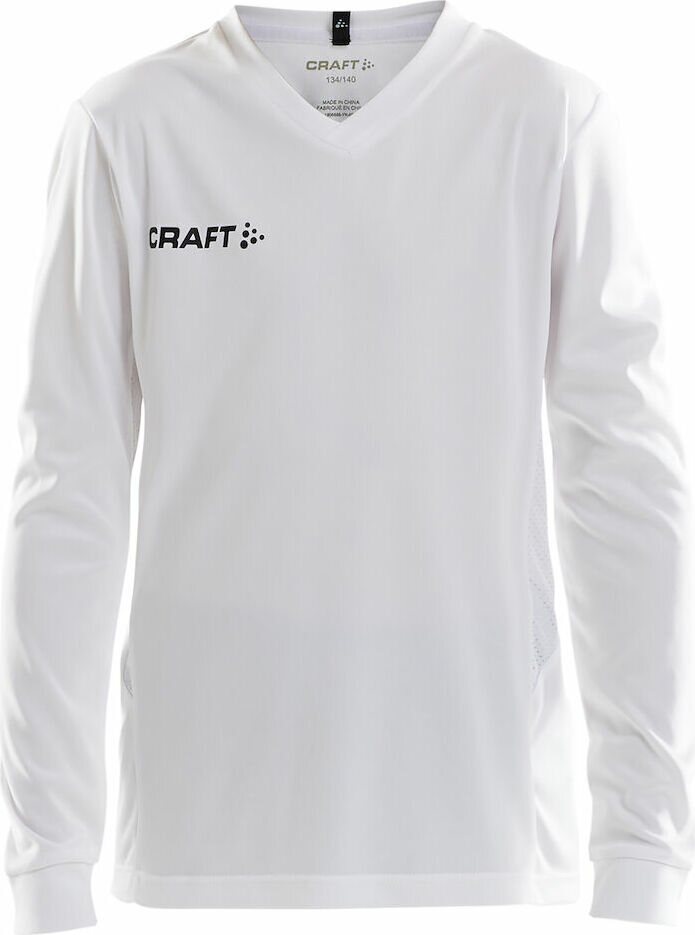 CRAFT Squad Go Jersey Solid LS Jr White (1900)