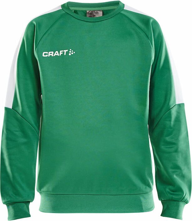 CRAFT Progress R-Neck Sweater Jr Team green/white (651900)