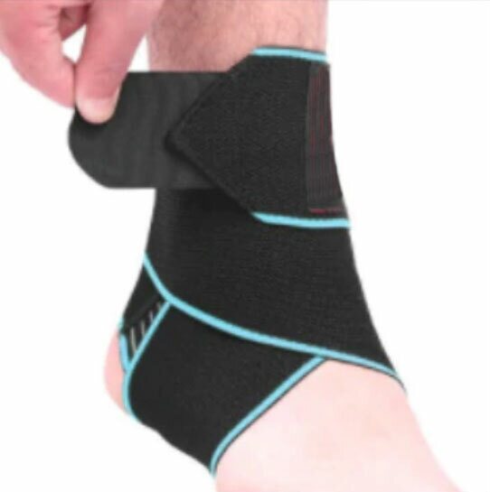 ST24 Elastinen nilkkatuki Blauw