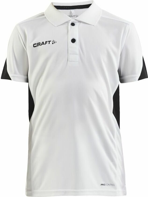 CRAFT PRO Control Impact Polo Jr White/black (900999)