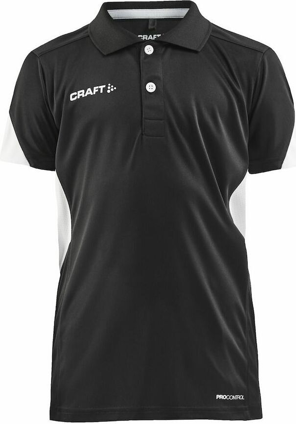CRAFT PRO Control Impact Polo Jr Black/white (999900)
