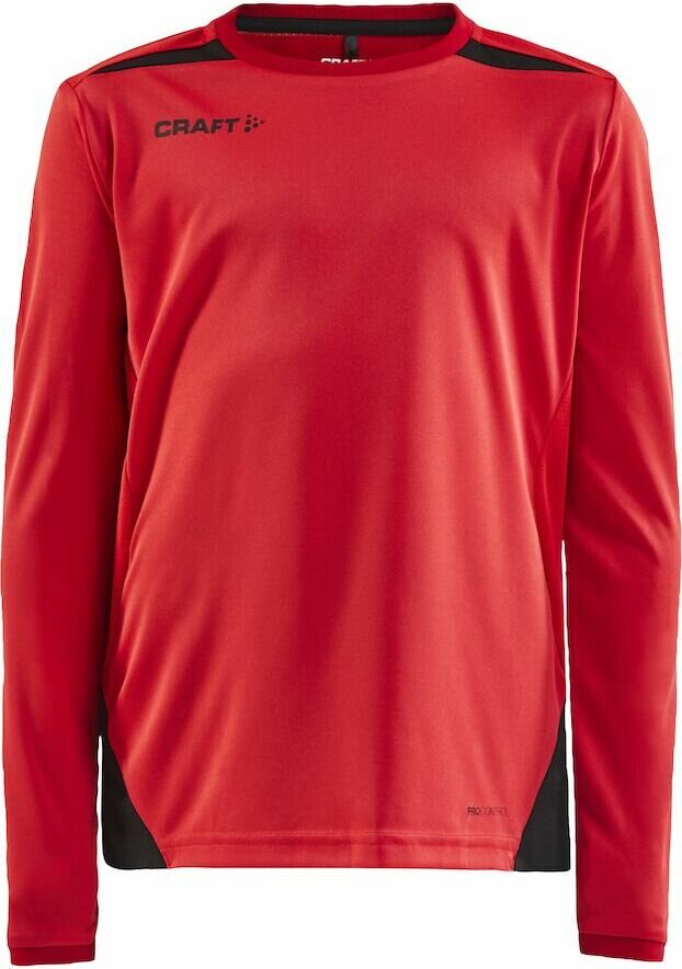 CRAFT PRO Control Impact LS Tee Jr Bright red/black (430999)