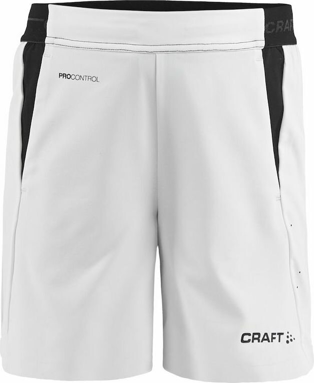 CRAFT PRO Control Impact Shorts Jr White/black (900999)