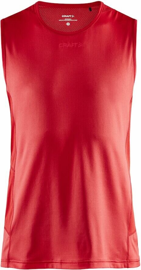 CRAFT ADV Essence -miesten hihaton treenipaita Kirkkaan punainen (430000)