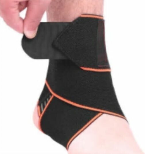 ST24 Elastinen nilkkatuki Oranje