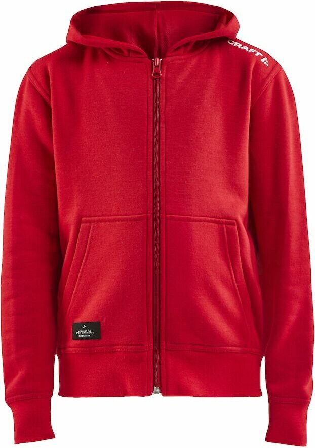 CRAFT Community FZ Hoodie Jr Bright red (430000)